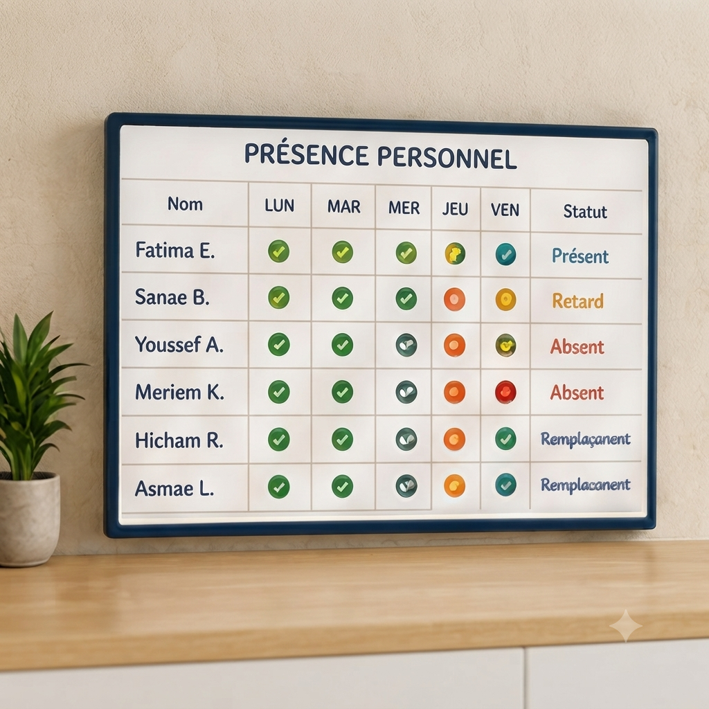 AO-04-01-Tableau présence personnel