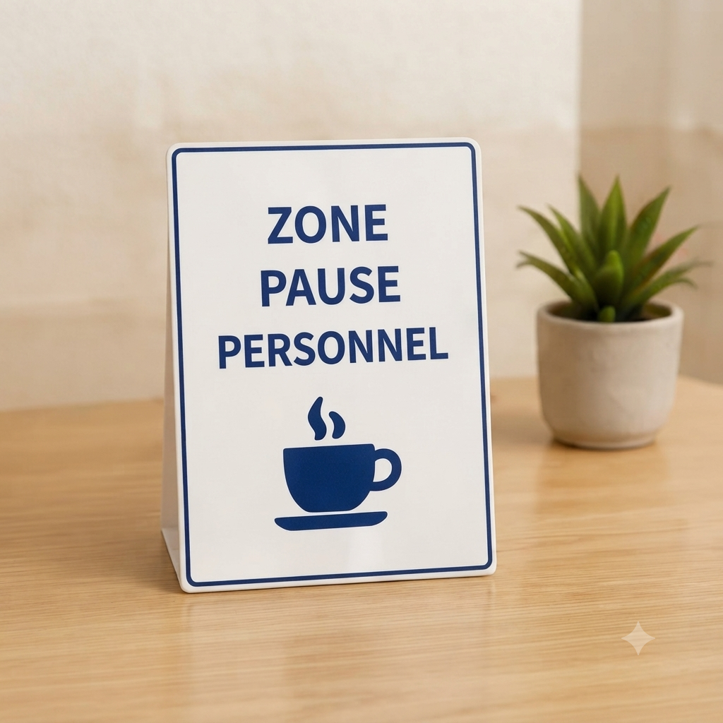 HHRK-406-Panneau zone personnel