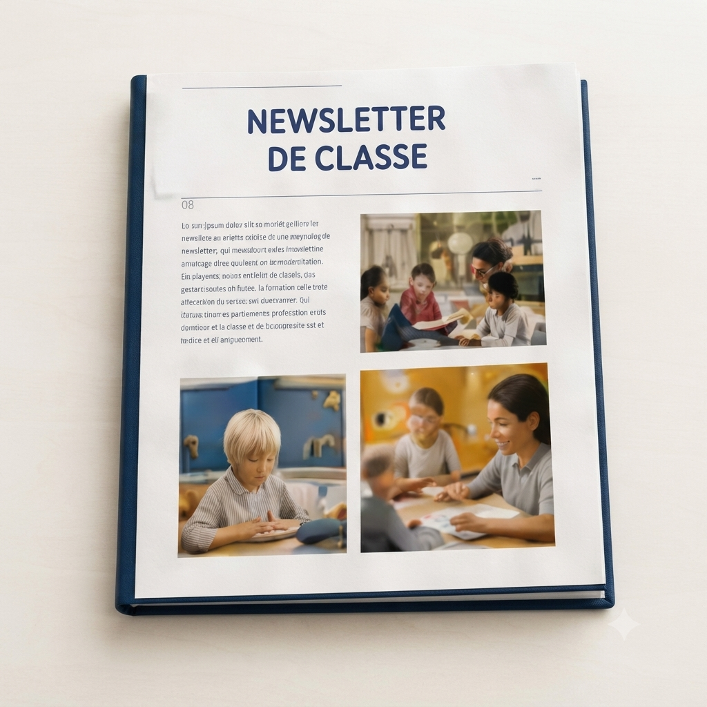PTR-02-08 Template newsletter mensuelle classe