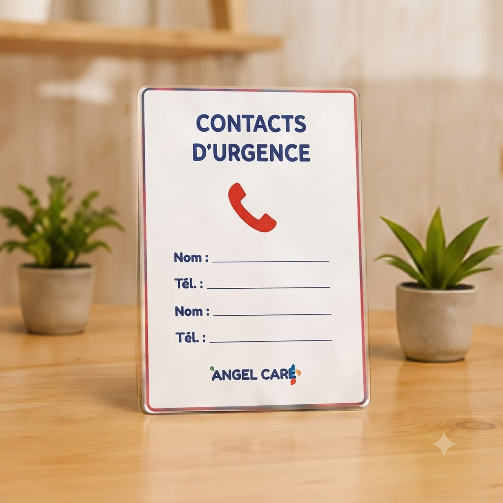 HHRK-503-Carte contacts d'urgence