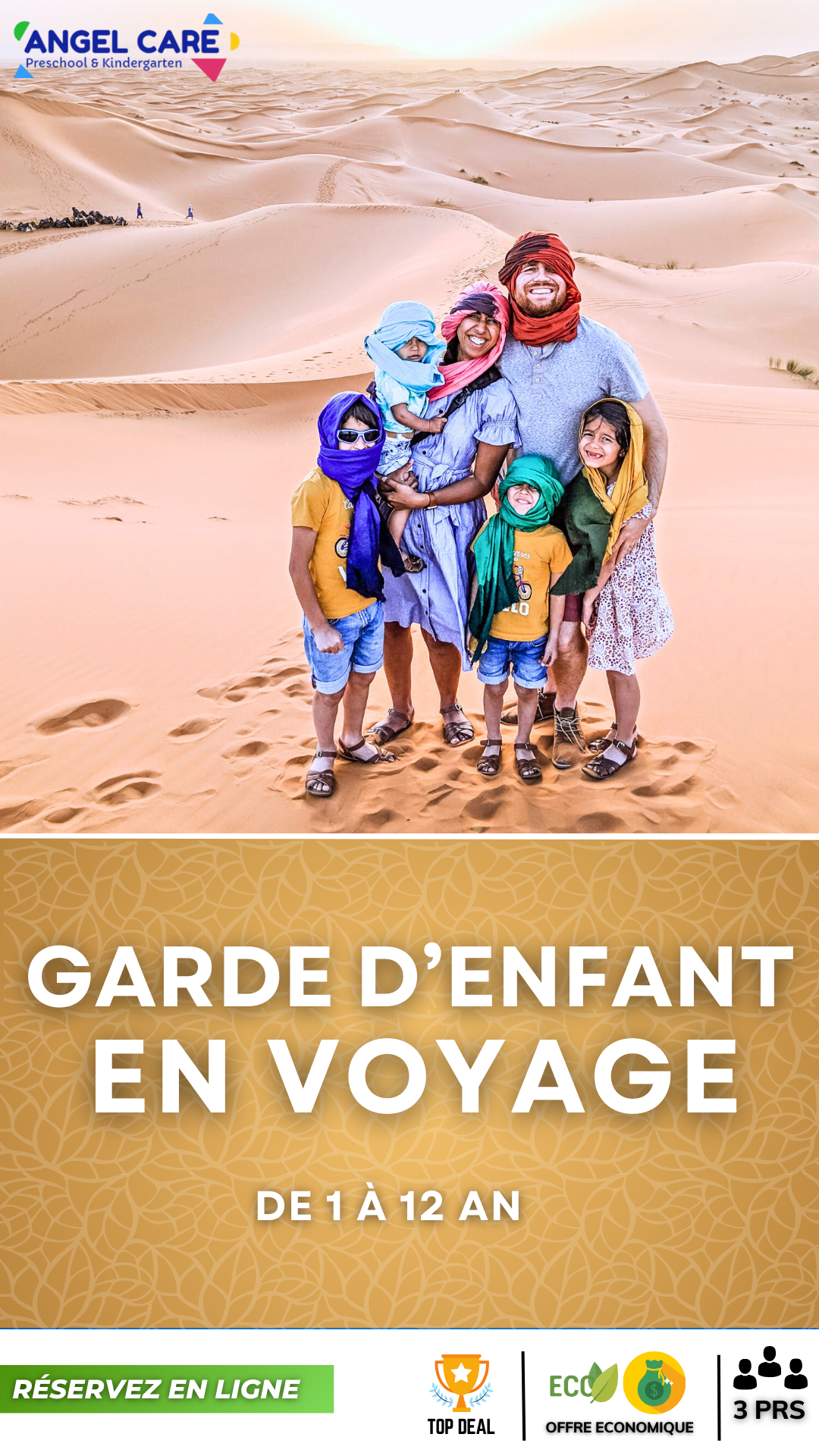 GARDERIE ET ACCOMPAGNEMENT D'ENFANT EN VOYAGE