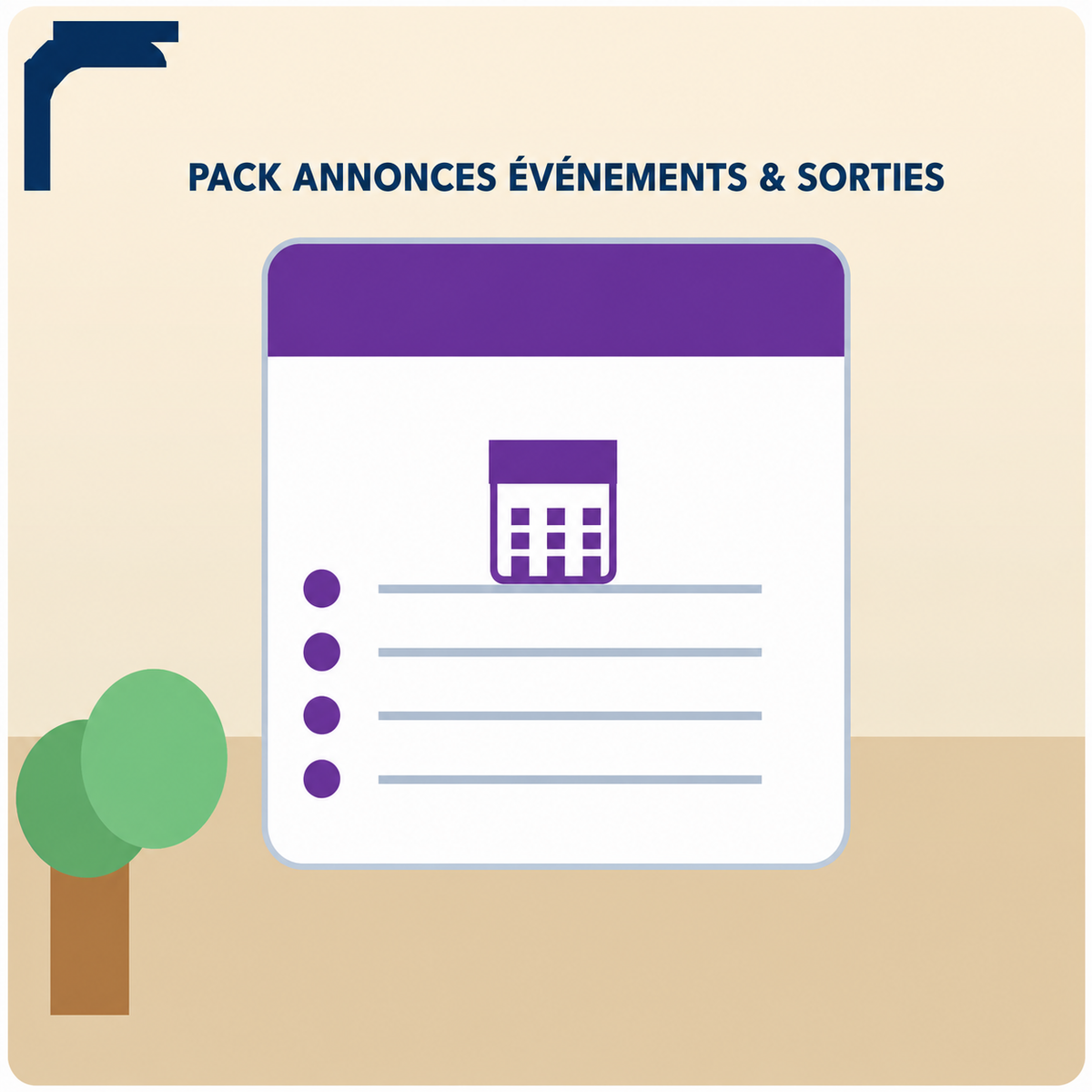 PTD-01-05  Pack annonces événements & sorties