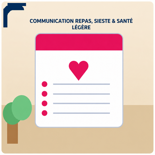 PTD-01-04  Communication repas, sieste & santé légère