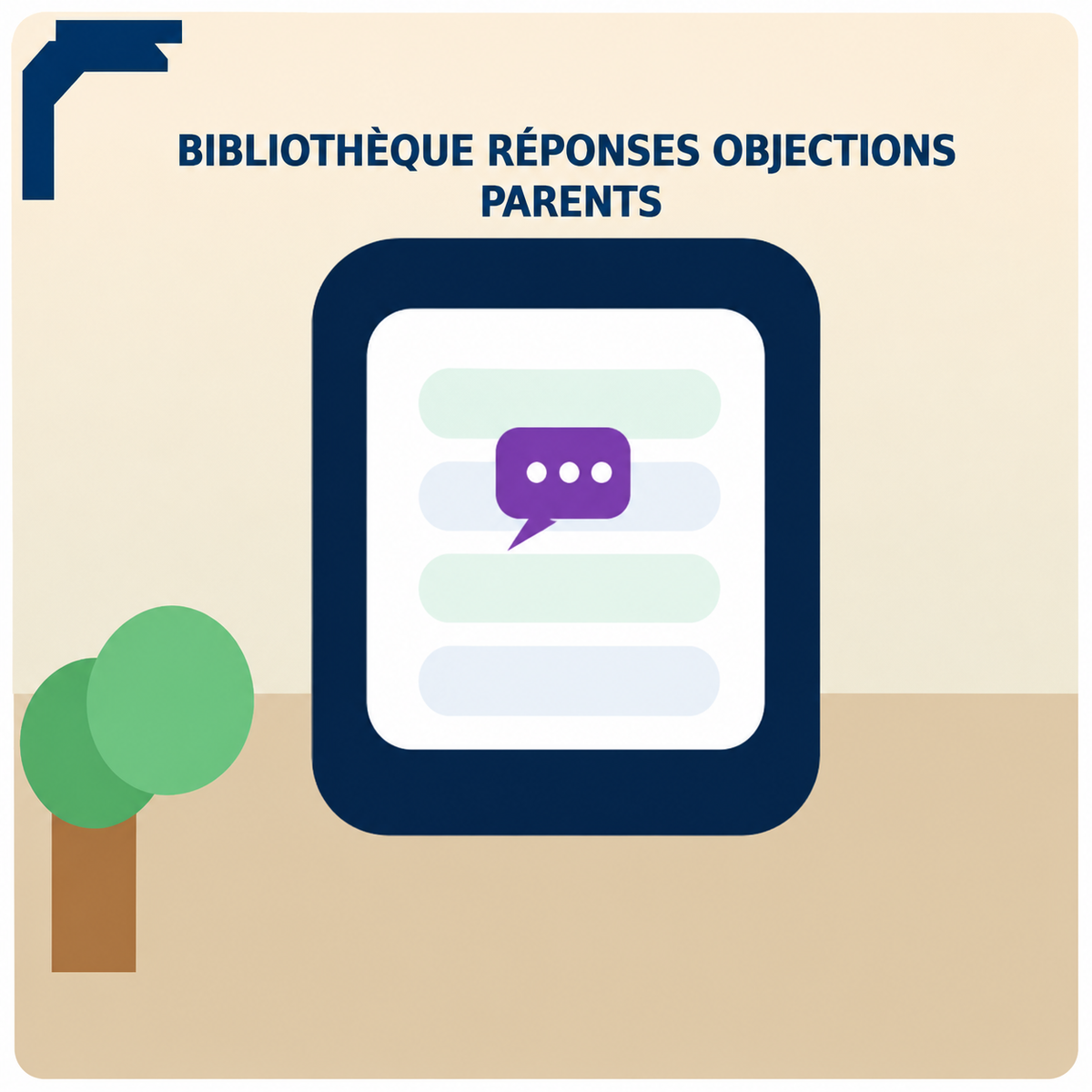 PTD-01-08  Bibliothèque réponses objections parents