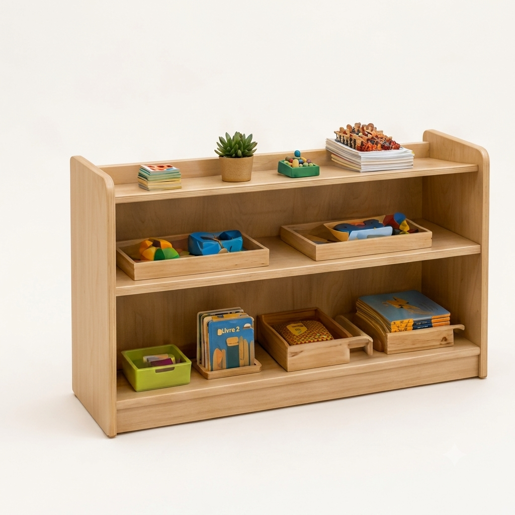 MFK-02-08-Étagère Montessori ouverte
