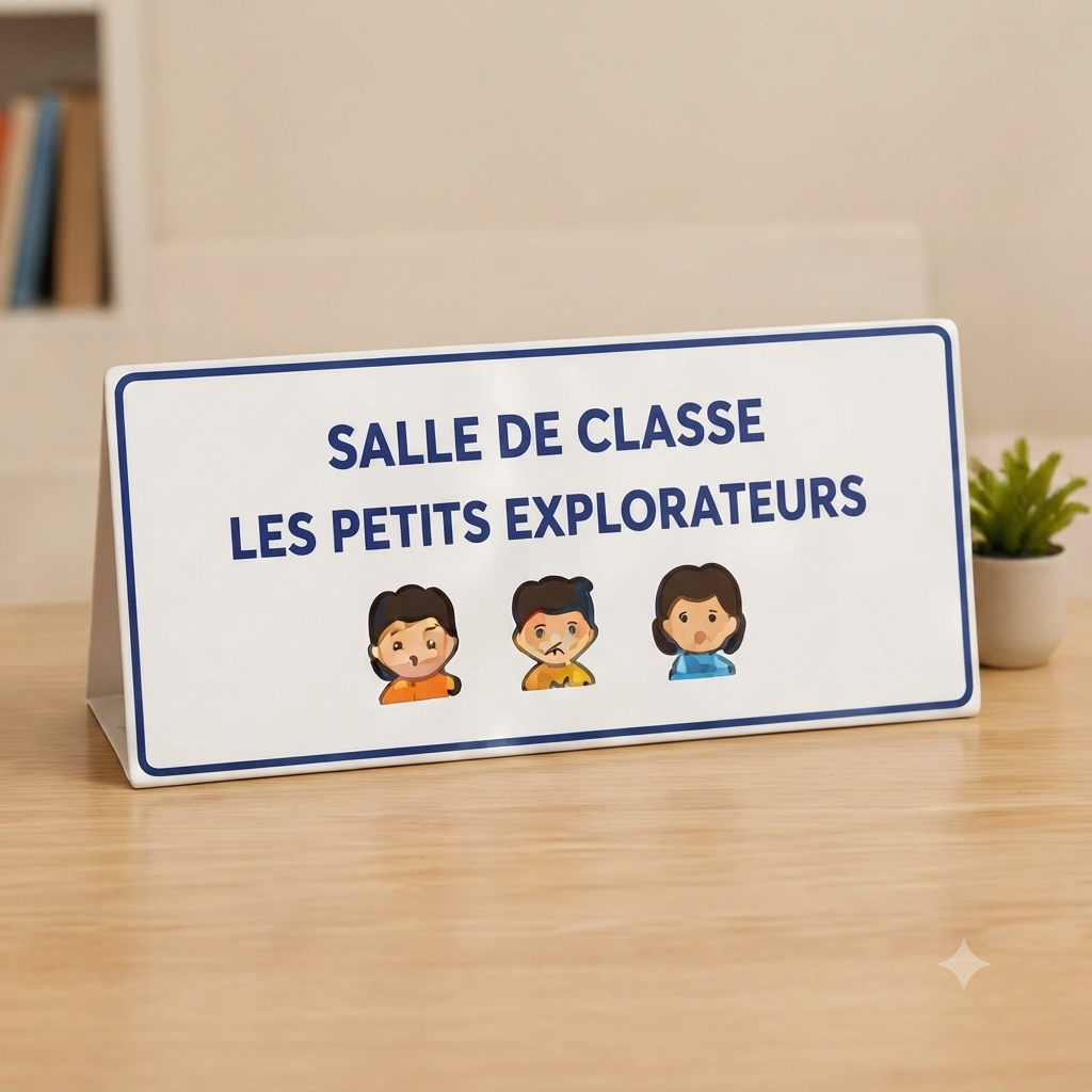 HHRK-404-Plaque salle de classe