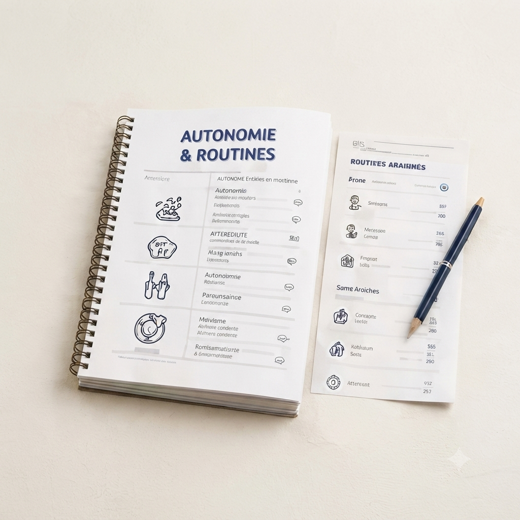 PTR-02-02 Fiche progrès autonomie & routines
