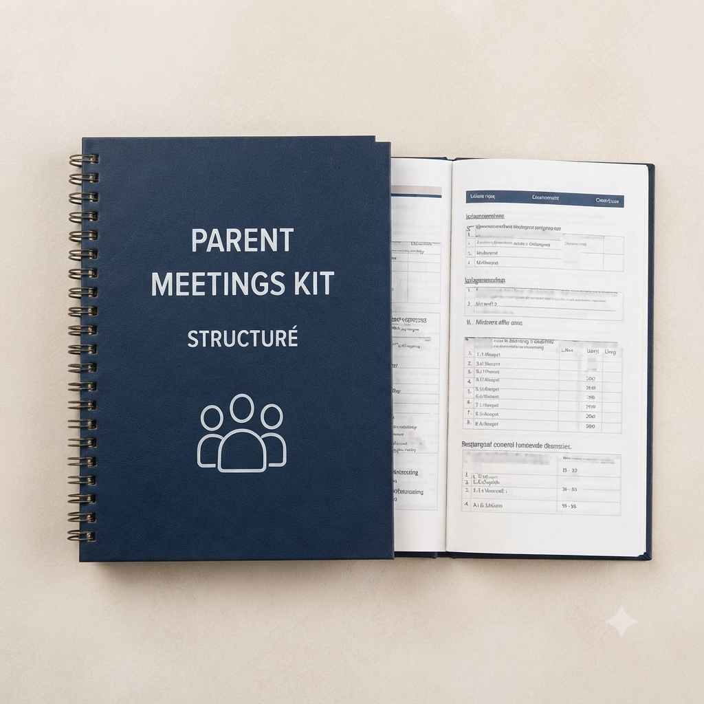 PTS-03-01  Kit rendez-vous parents structurés