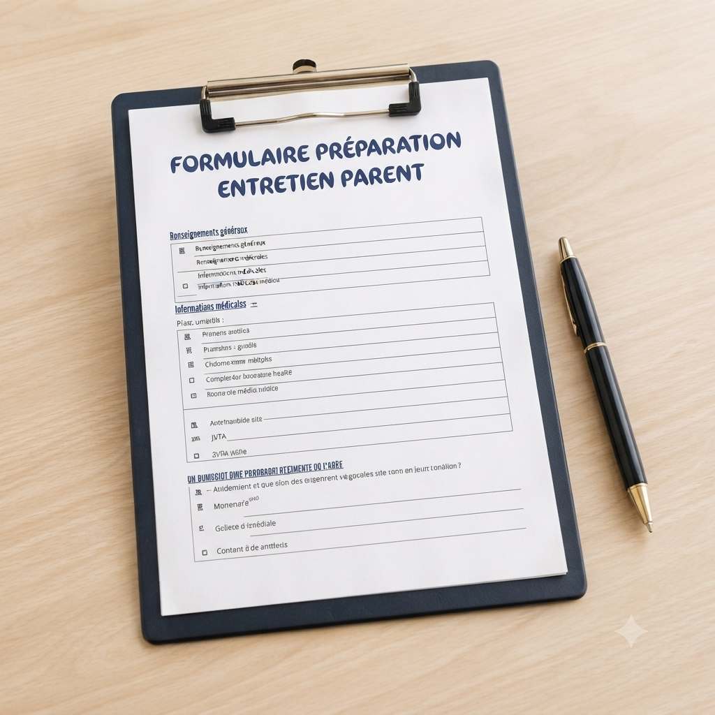 PTS-03-02  Formulaire préparation entretien parent
