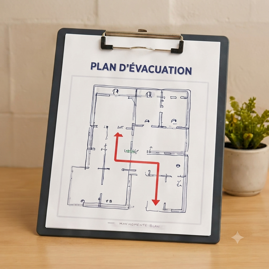 HHRK-405-Plan d'évacuation