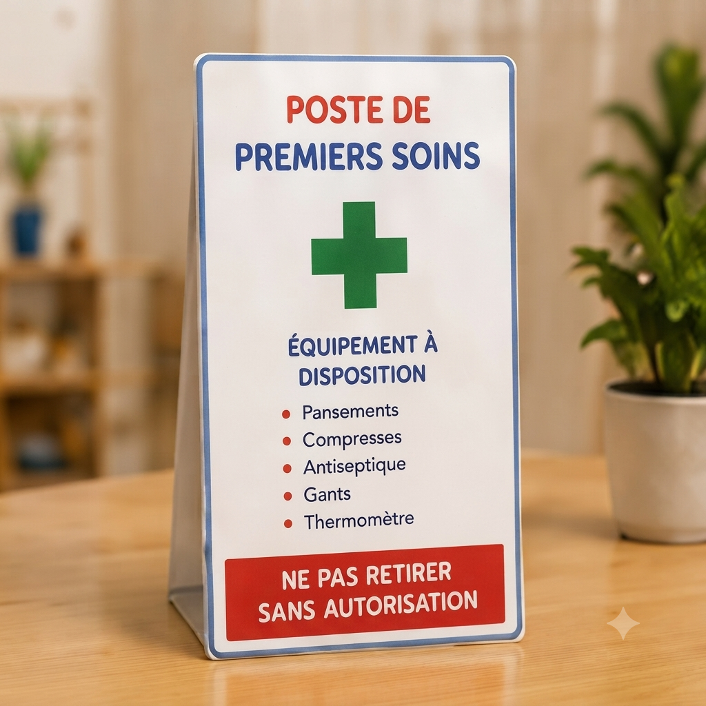 HHRK-502-Panneau poste de premiers soins