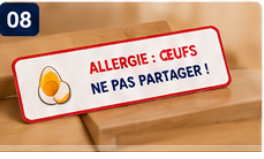 HMRK-308-Étiquettes allergie